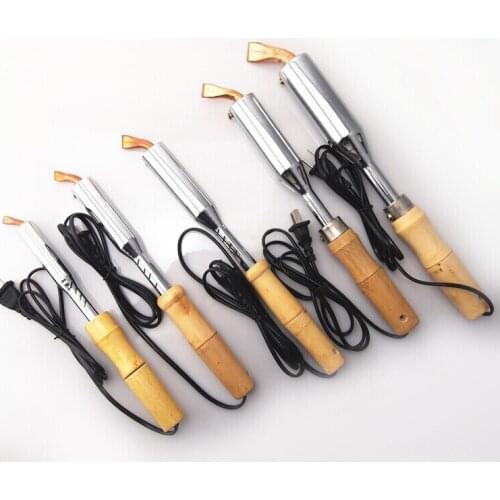 Electric Soldering Iron external heating solder iron wooden handle Solder Iron 220V 5PC/LOT 75W100W150W200w300W