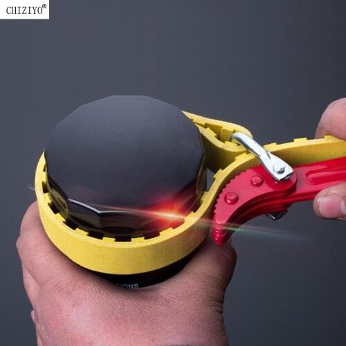 8" 12" Universal Non-slip Belt Wrench Replace Oil Grid Filter Wrench Pipeline Filter Element Repair Removal Tool Chain