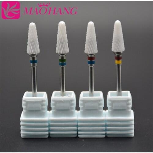 2019 Hot High Quality Ceramic Nail Drill Bits Burrs For Electric Manicure Machines Pedicure Nail Art Salon Polish Tools