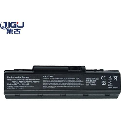 JIGU New 12 Cell Laptop Battery AK.006BT.020 AK.006BT.025 AS07A31 For Acer Aspire 5732Z 5735 5737Z 5738 5740 5740G 7715Z AS5740