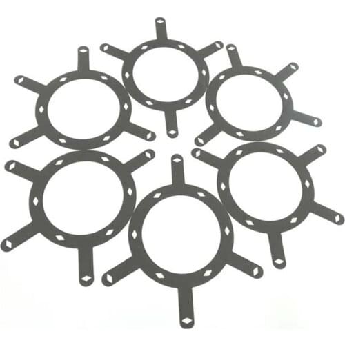 Xmlivet 6pcs/lot Round Billiards Pool Ball Invisible Rack Sheet for 2 1/4 billard 9-ball magic rack sheet