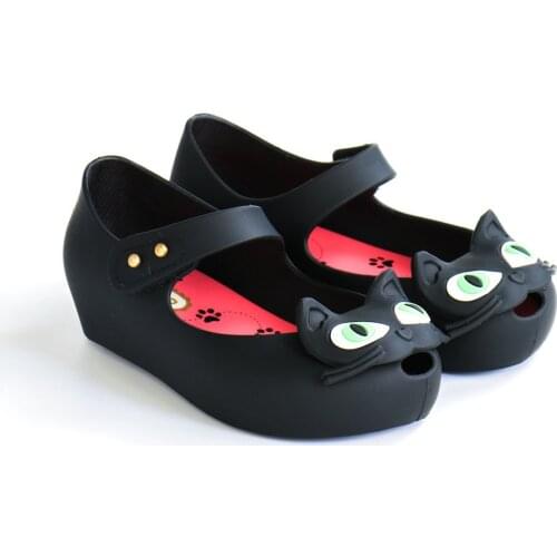 Mini Melissa Style 3 Color Cats Children Sandals Girls Jelly Sandals 2020 Summer Girls Sandals Toddler Beach Shoes