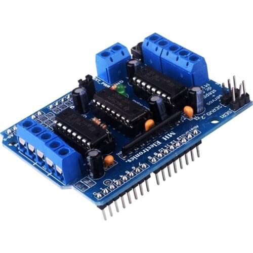 L293D Drive Module Motor Drive Shield Expansion Board Motor Board Motor Blue Control Board for Arduino UNO