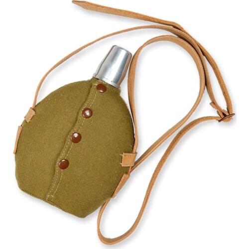 WWII WW2 GERMAN WH OFFICER Canteen With Cover Set Outdoor Camping Kettle Water Bottle