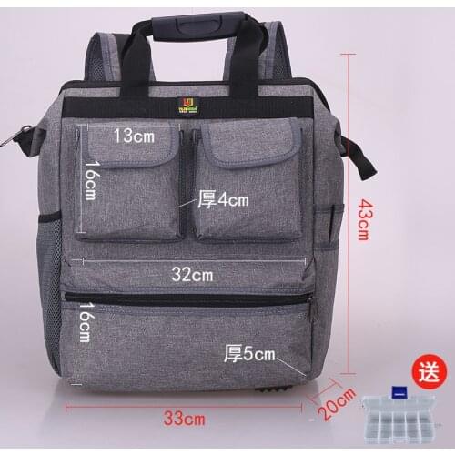 Portable Work Tool Bag Electrician Oxford Cloth Multifunction Hardware Storage Tool Bag Bricolage Outil Tools Packaging DB60GJ