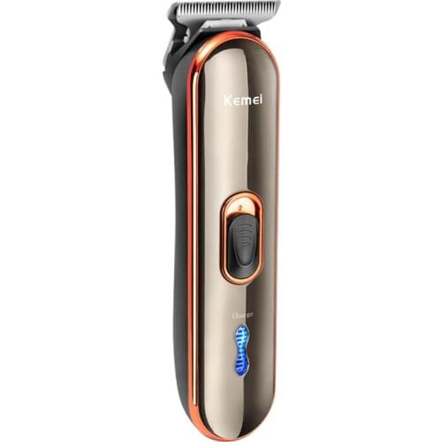 Kemei Professional Hair Trimmer Stainless Steel Blade for Mens Electric Hair Clipper Hair Cutting Machine Rechargeable Shaver