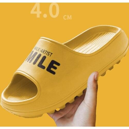 Unisex Slippers Indoor Home Summer Beach Outdoor Slides Ladies Slipers Platform Bathroom Shoes Woman Flats