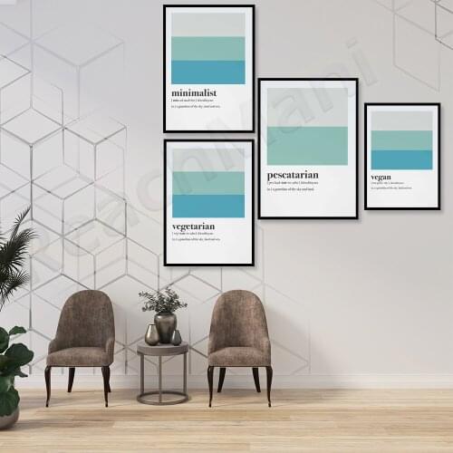 Vegetarian, the guardian of the sky, land and sea poster gift, supported by plants, herbivores, healthy diet, fisherman, become