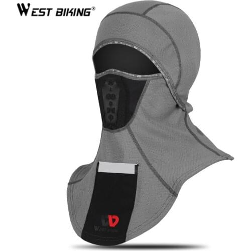 WEST BIKING Outdoor Face Cover Warm Balaclava Fishing Neck Scarf Men Headwear Unisex Sport Mask Motorbike Cycling Head Cap Hat