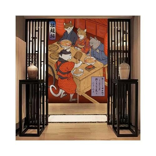 Japanese style Fabric curtain kitchen bedroom fitting room toilet door livingroom hotel cafe door curtain