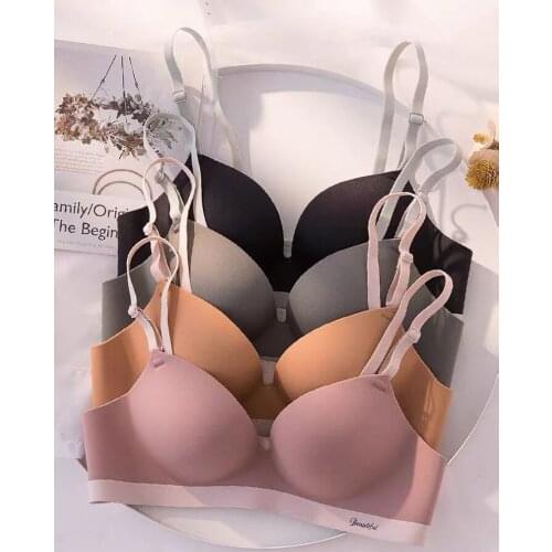 Womens Bra Briefs Set Fashion Sexy Underwear Push Up Brassiere Seamless Cotton Panties Female Small Bra Underwear Sexy Lingerie