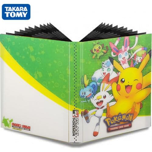 New Pokemon Cards Album Book TAKARA TOMY Cartoon Anime 80/240PCS Game Card GX EX VMAX Holder Collection Folder Children Toy Gift