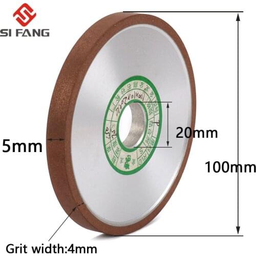 100mm Diamond Grinding Wheel parallel Grinder Disc for Mill Sharpening Tungsten Steel Carbide Rotary Abrasive Tools