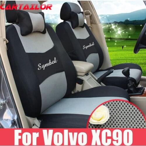 CARTAILOR car seats for Volvo xc90 cars styling accessories sandwich fabric sport car seat covers & supports decorative cushions