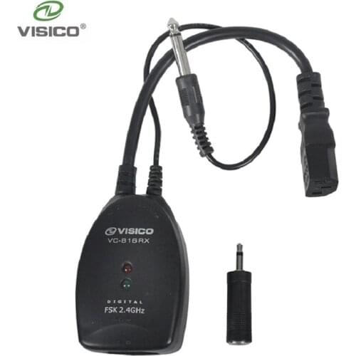 Visico VC-816RX 16 Channels Wireless Radio Sync Reciever With Adapter 6.3 to 3.5 For Bowens, Elinchrom, Profoto, Visico Flash