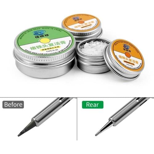 Lead-Free Electrical Soldering Tip Refresher Solder Cream Clean Paste for Oxide Solder Iron Tip Head Resurrection Repair Tools