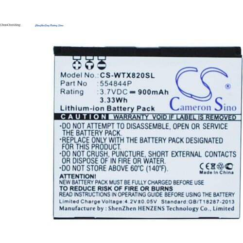 Cameron Sino 800mAh Battery for Curtis GPD430, For MLS Destinator Drive 43SL, For TAKARA GP55BT, 554844P For Wayteq X820, X850