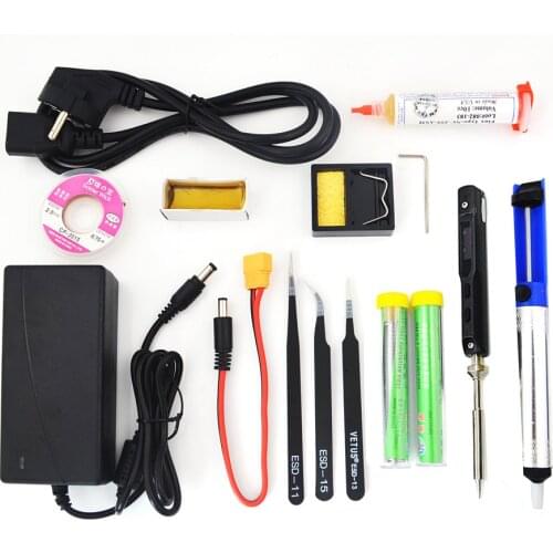 TS100 65W 240V Mini Electric Iron Tool Kit Digital OLED Display Adjustable Temperature and Welding Power Supply