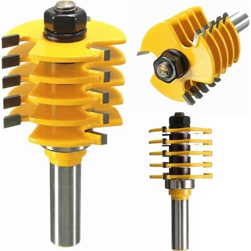 1PC 1/2 inch Shank Joint Router Bit Adjustable Box & Finger Joint Router Bit For Woodworking Cutter Power Tool