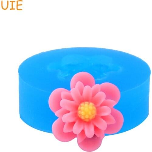 HYL214U 18mm Mini Flower Silicone Mold - for Mold Cake Decorating Craft Candy Gum Paste Clay Jewelry Butter