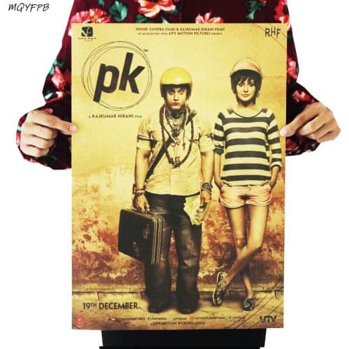 Movie P.K. Kraft Paper Poster Home Room Wall Decoration Painting 50.5x35cm