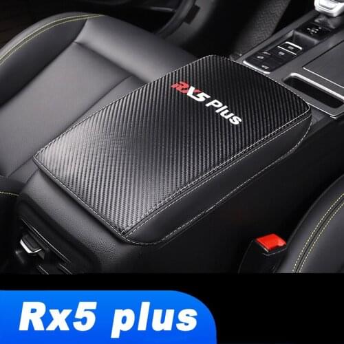 Lsrtw2017 Car Armrest Cover Protector Storage Box Mat for Mg Roewe Rx5 Plus 2020 2021 Interior Accessories Auto Styling