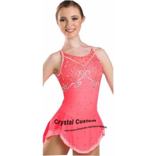 Custom Girls Figure Skating Dress New Brand Vogue Figure Skating Competition Dress Kids DR3261