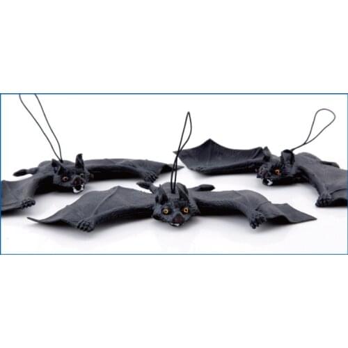 Halloween gift supplies the whole person Tricky Funny spoof toys soft imitation fake bat bat