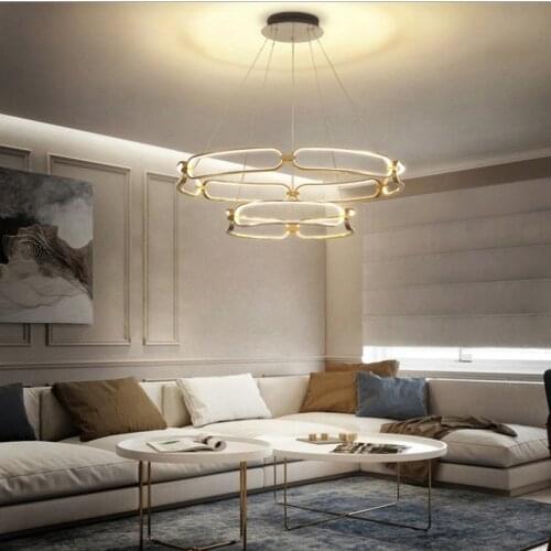 LED Pendant Lights with remote control Modern Pendant led lamp For Living Room Bedroom Home Fixtures Free Shipping