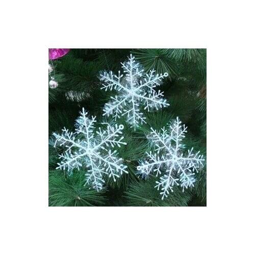 Christmas Party supplies decorations plastic drawing snowflakes Christmas trees decorative snowflakes
