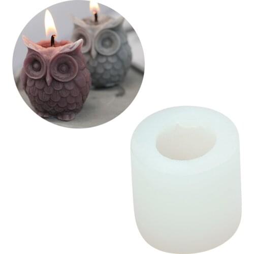 Candle Mold DIY Owl Candles Silicone 1PC 3D
