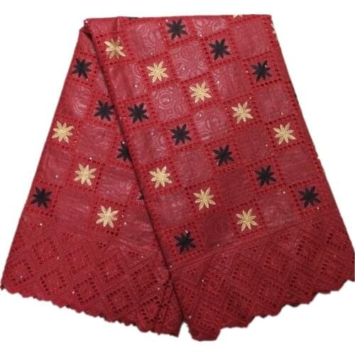 SJ Lace 2021 Nigerian Lace Bazin Riche Getzners Fabrics Tissu French Cotton Embroidery African Lace Fabric For Wedding p5-29