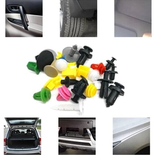 Universal Mixed Auto Car Various Plastic Rivet Fastener Push Pin Bumper Mudguard Panel Car Accessories