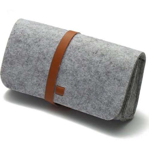 High Quality Useful Soft Felt SunGlasses Case Square Solid Color Easy Carry Makeup Eyeglasses Bags Eyeware Protection Bag