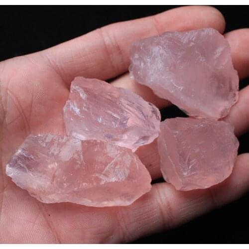 1000g Natural Raw Pink Rose Quartz Crystal Stone Mozambique feng shui stone decoration wholesale
