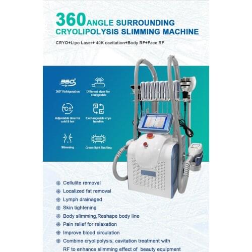 360 cryo slimming machine for cool slimming and fat reducing best effect