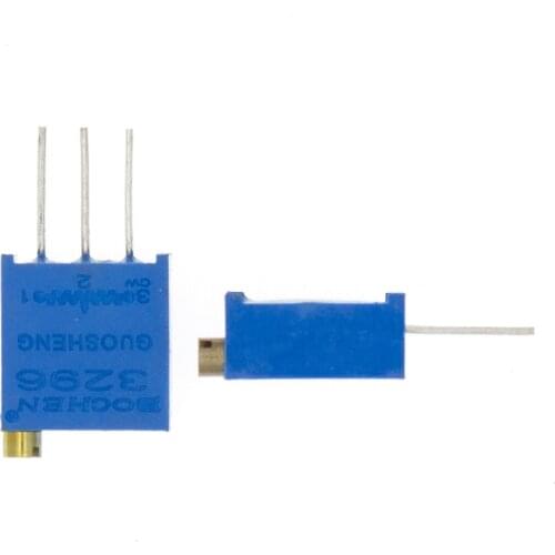 50pcs 3296W 3296 100 500 ohm 1K 10K 50K 100K 200K 500K 1M ohm 103 104 503 504 105 100R 200R 500R Trimpot Trimmer Potentiometer