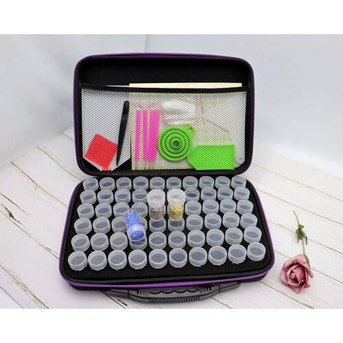 60 grid 5D diamond painting storage box DIY diamond painting craft accessories storage box tool kits