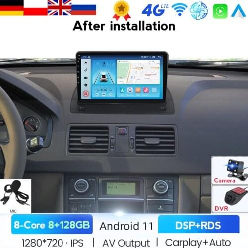 Android 10.0 SWC Car Player For Volvo XC90 2007-2013 Multimedia Player GPS Navigation Stereo Sat Navi Head Unit Multimedia Radio