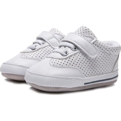 Baby first walker children shoes leisure hollow sports soft bottom non-slip PU toddler shoes for 0-18M