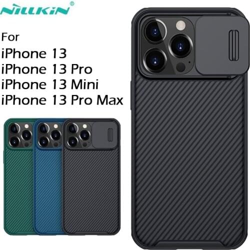 For iPhone 13 Case Nillkin CamShield Pro Slide Camera Cover for iPhone 13 Pro Max Mini 13Mini Camera Protection Case