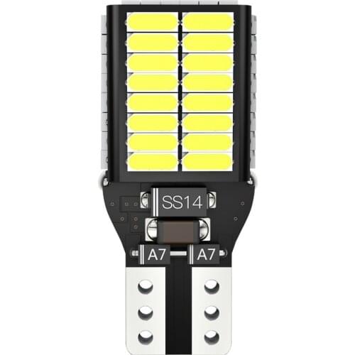 DHL 200PCS 921 912 W16W LED Bulbs T15 Car Reverse Lamp Canbus Error Free Auto Signal Light Parking Backup Lights 12-24V White