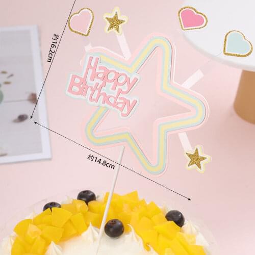 Happy Birthday Cake Decoration Birthday Cake Row Decoration Sign Happy Birthday Cake Decoration Girl Birthday Dessert Decoration