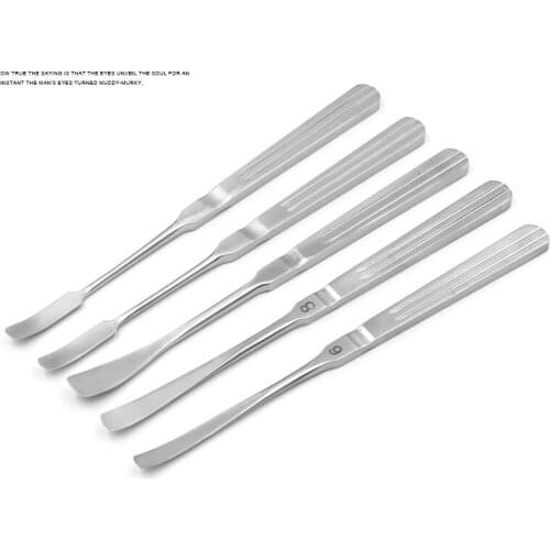 Imported Nasal Peeler Nasal Periosteum Micro Peeler Double-headed Spade Nose Plastic Stainless Steel Instrument Tool