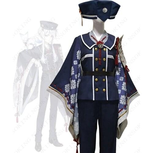Anime Touken Ranbu Online hakusan yoshimitsu Cosplay Costume Custom made