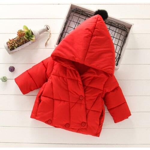 Baby Girls Jacket 2020 Autumn Winter Cotton Jacket For Girls Coat Kids Thick Warm Outerwear Children Clothes Infant Girls Coat