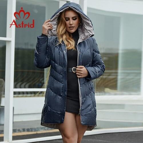 Astrid 2021 jacket winter women coat Casual female Parkas Female Hooded Coats solid ukraine Plus Size fashion style best AM-5810