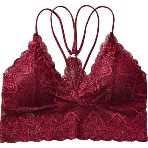 Summer Women Beauty Back Wrapped Chest Sling Cross Vest No Steel Ring Sports Bra Tube Top Bottom Anti-glare Ladies Underwear