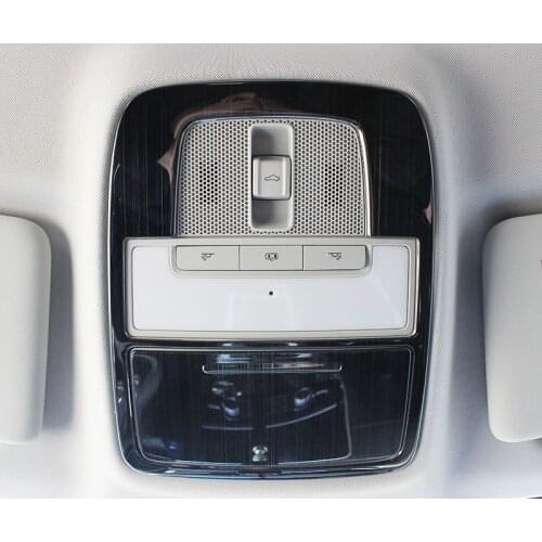 Lsrtw2017 Stainless Steel Car Roof Reading Light Frame Trims for Mg Mg6 2018 2019 2020 Accessories Auto Styling