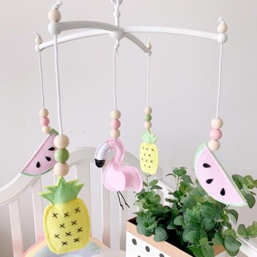 Ins Baby Mobile Rattles Toys 0-12 Months for Newborn Crib Bed Bell Ornaments Toy for Cots Kids Bed Tent Hanging Decoration